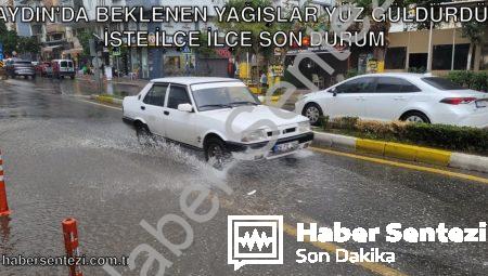 Aydın’da Beklenen Yağışlar Yüz Güldürdü: İşte İlçe İlçe Son Durum