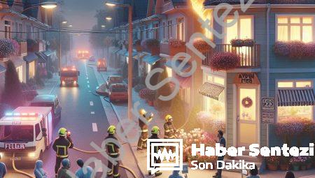 Aydın Efeler’de Çiçekçi Yangını: Komşuların Dikkati Felaketi Önledi