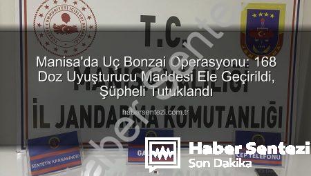 Manisa’da Uç Bonzai Operasyonu: 168 Doz Uyuşturucu Maddesi Ele Geçirildi, Şüpheli Tutuklandı