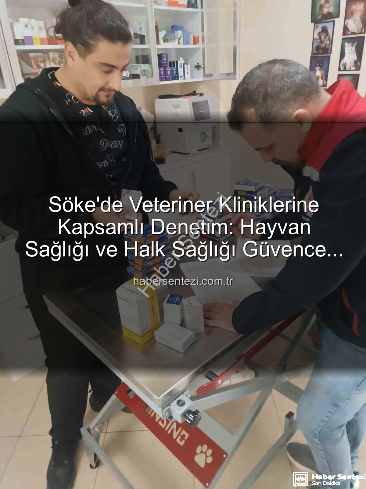 veteriner klinik denetimi - Söke'de Veteriner Kliniklerine Kapsamlı Denetim: Hayvan Sağlığı ve Halk Sağlığı Güvence Altında